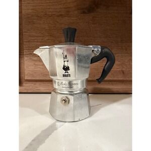 Bialetti Moka Express 1-Cup Stovetop Espresso Maker Aluminum Made in Italy